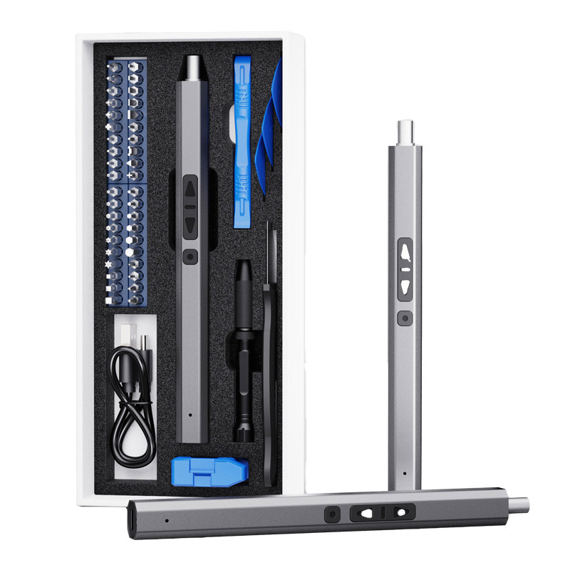 Mini Precision Electric Screwdriver Set Cordless High Torque Full Set of Electric Electric Batch Tools