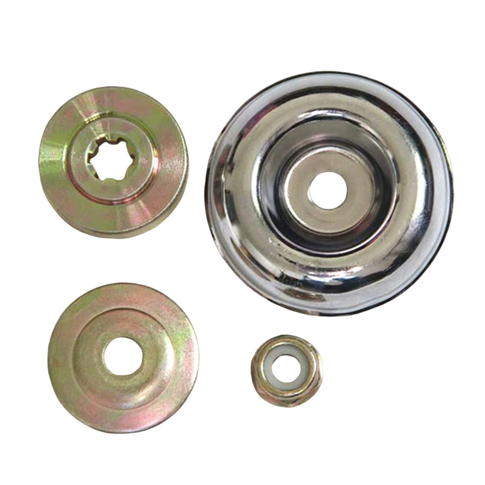 4Pcs/Set Easy Installation Stable Performance Universal Lawn Mower Parts Cutting Blade Accessories Nut Fixing Kit