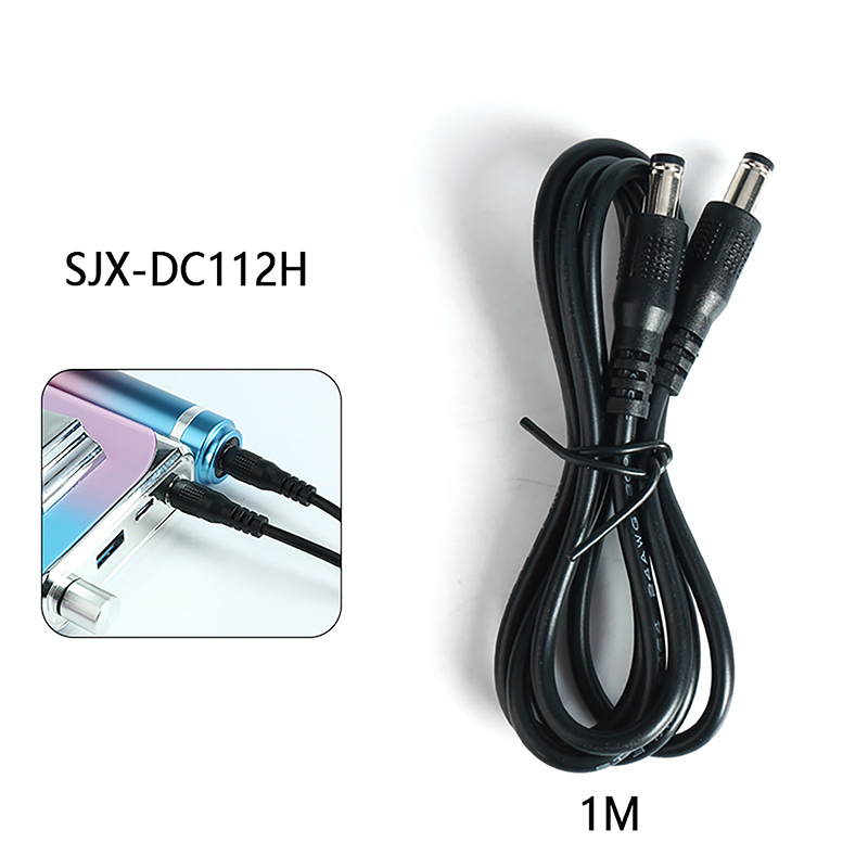 1/1.5M Rechargeable Nail Polishing Machines Handle Connection Line For Double Headed DC Port Manicure Accessories ZHIXING. 