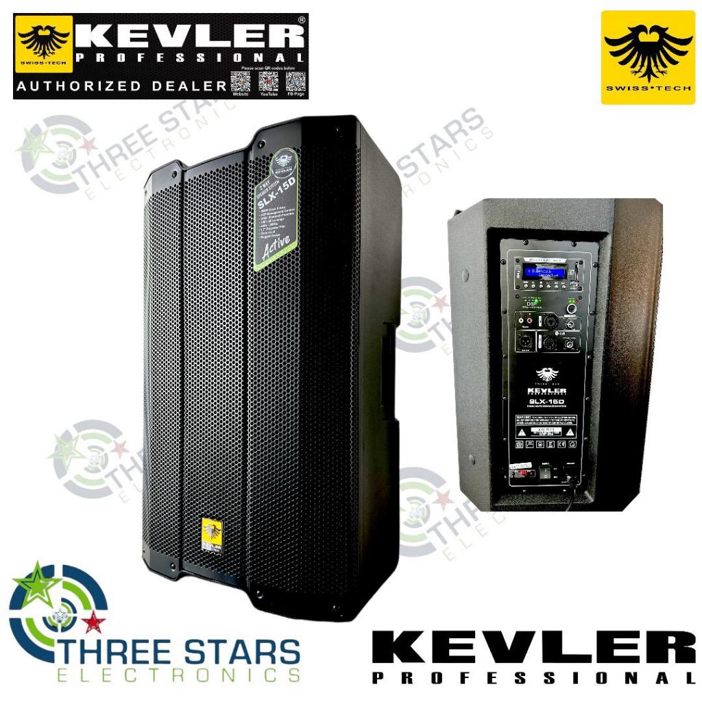 Kevler Professional SLX 15D 15 inch Active Speaker System Class D