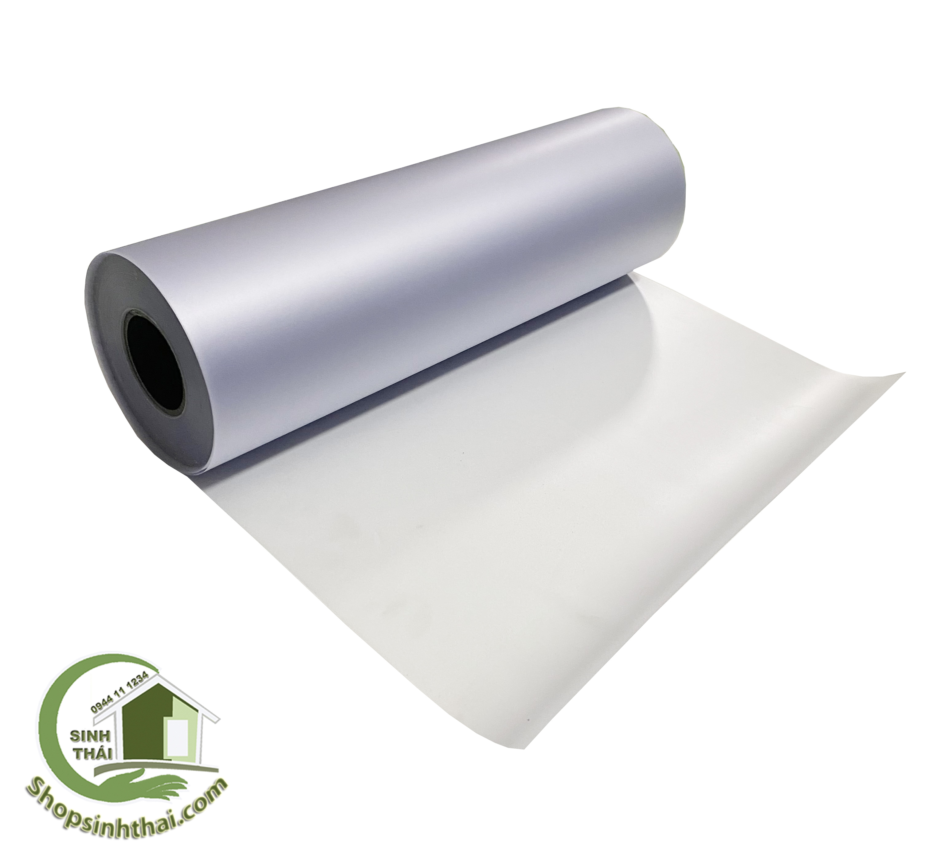 Màng nhựa cứng màu trắng đục mờ  [ 1 mét x khổ 60cm x dày 2 zem ] [ Tổng kho ]