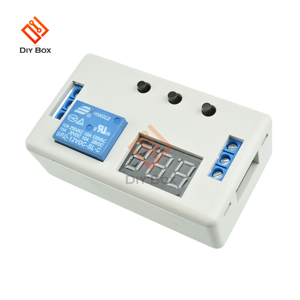 1 Channel 12v Control Programmable Timer Switch Trigger Cycle Module ...