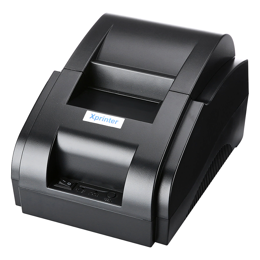 Receipt Printer K57 Xprinter Xp-58Iih USB Port + Bluetooth Prints Sales Bills on Phones and Computers (Comes with 5 Rolls of K57 X45 Thermal Paper)
