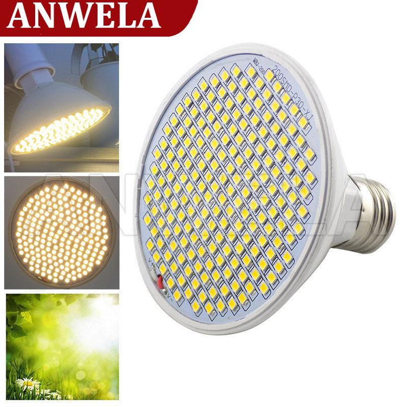 NEW Full Spectrum 200 LED plant Grow light yellow Fitolamp indoor vegs  cultivo growbox tent home room green house