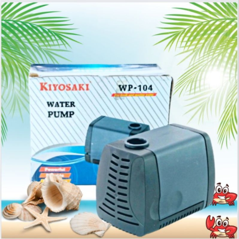 Pompa kolam hidroponik Aquarium KIYOSAKI WP 104 Submersible Pump