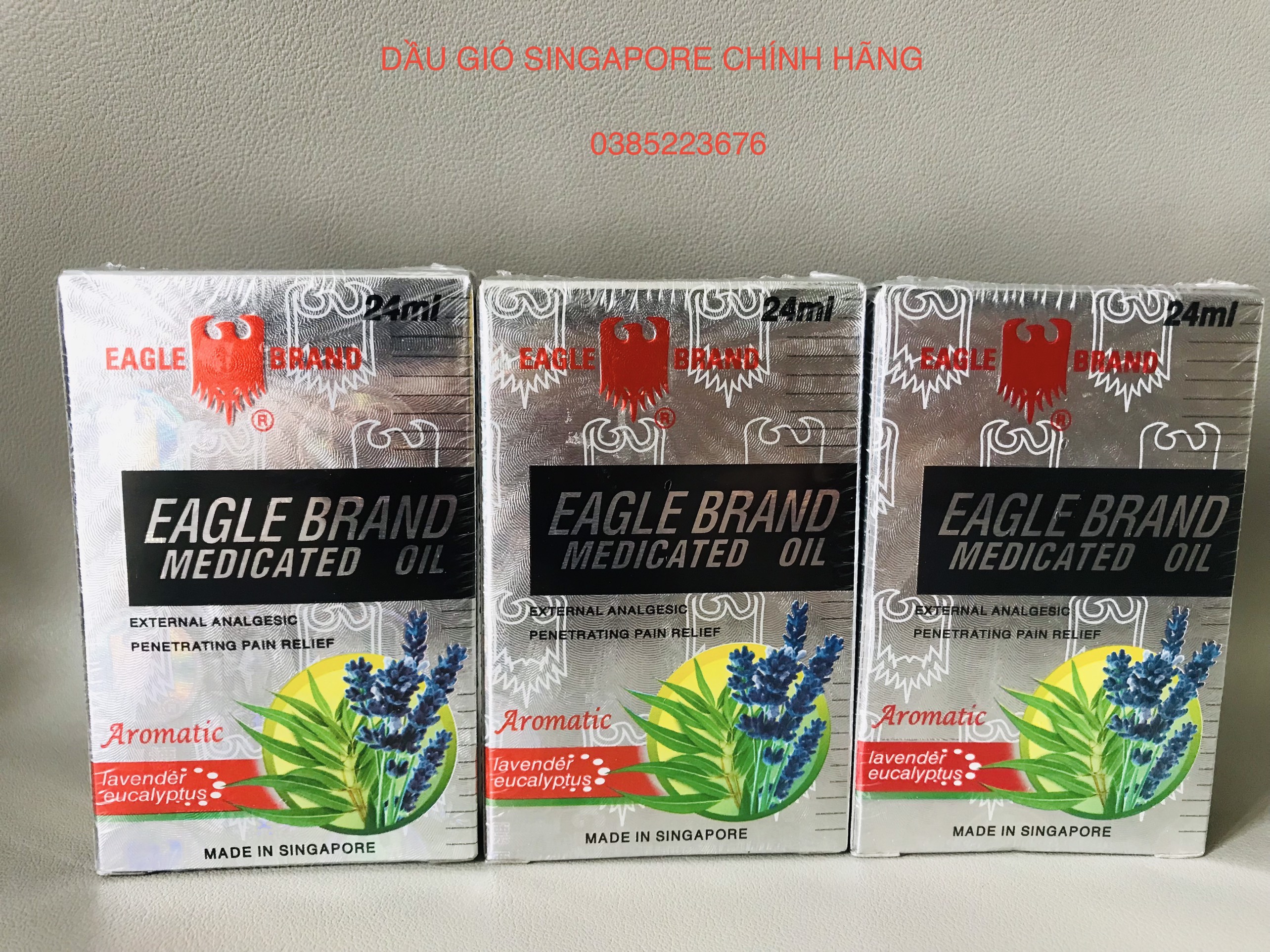 Dầu gió trắng hiệu con Ó (Eagle) Singapore