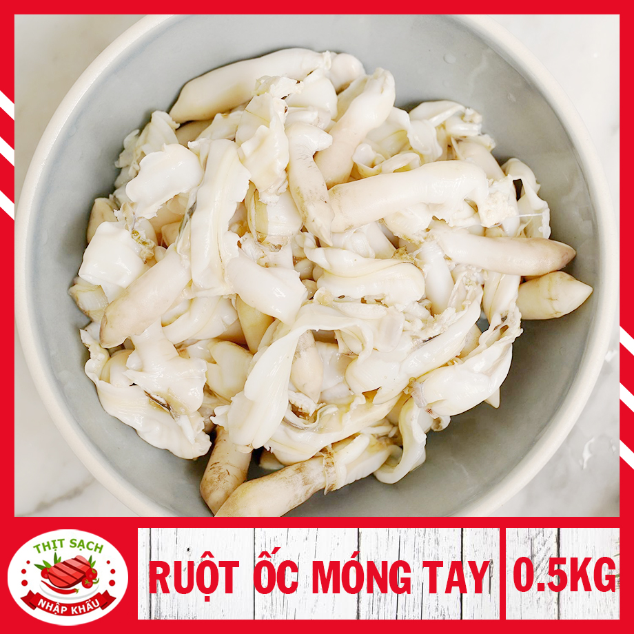 [ HỎA TỐC - HCM ] Ốc móng tay làm sạch đóng hộp tươi ngon : 500gram/hộp