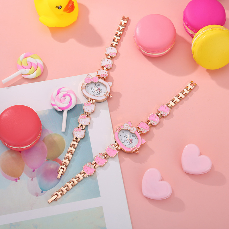 Student Electronic Watch Cute Cartoon Anime Watch Cuteness Princess Style Daily Commute Kawaii Watch Girlfriend Present Toys.