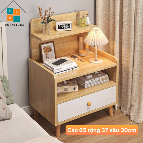 Tủ để đầu giường - tab đầu giường gỗ mdf cao cấp màu gỗ