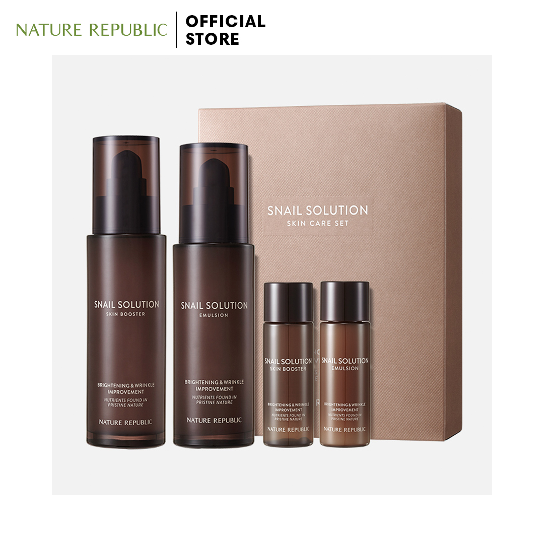 NATURE REPUBLIC SNAIL SOLUTION SKIN CARE SET | Lazada PH