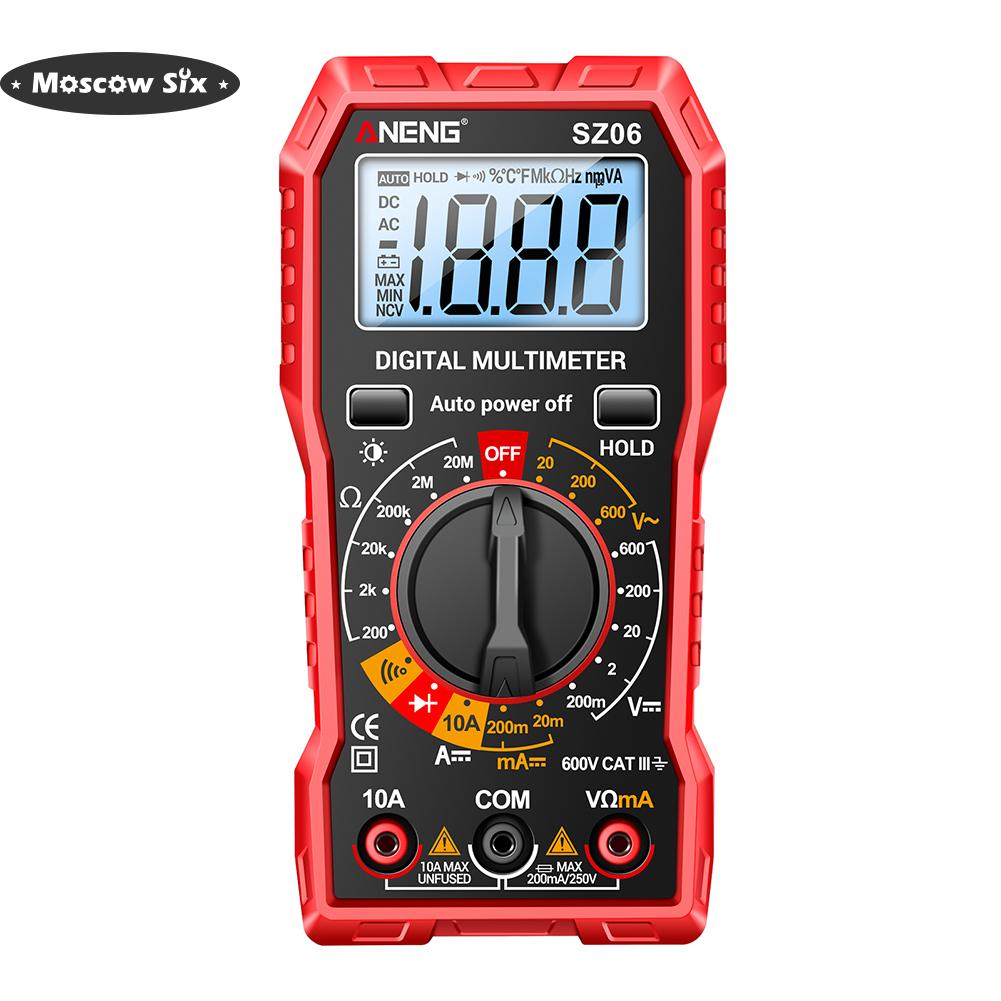 Digital Multimeter Intelligent Multimeter 2000 Counts Storage Professional Meter LCD Backlit Automatic Shutdown Handheld
