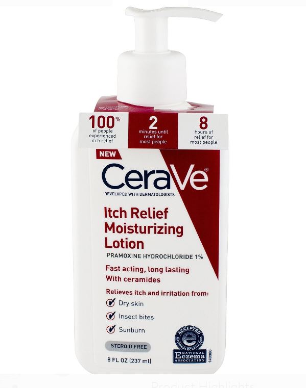 cerave moisturizing lotion itch relief