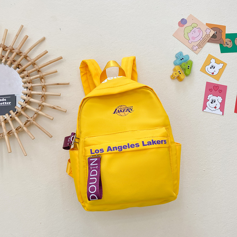 HOBIBEAR children's backpack Kindergarten school bag canvas fashion backpack