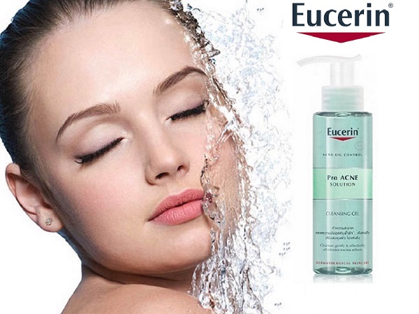 [HCM]Eucerin Gel Rửa Mặt Cho Da Nhờn Mụn Pro Acne Cleansing 400ml