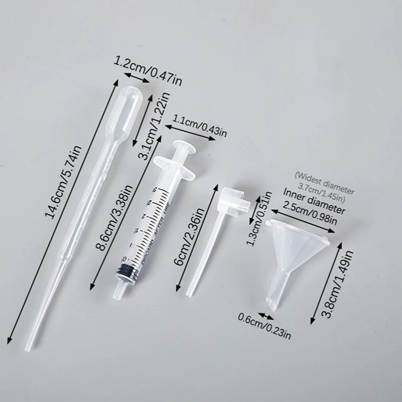 Diffuser Tools 12Pcs/Set Perfume Refill Tools Set Plastic Diffuser Syringe Straw ...