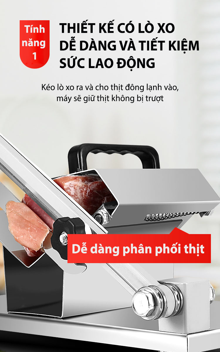 Máy Thái Thịt Đông Lạnh, Dao Cắt Thịt Làm Bếp Đa Năng ( ẢNH THẬT )