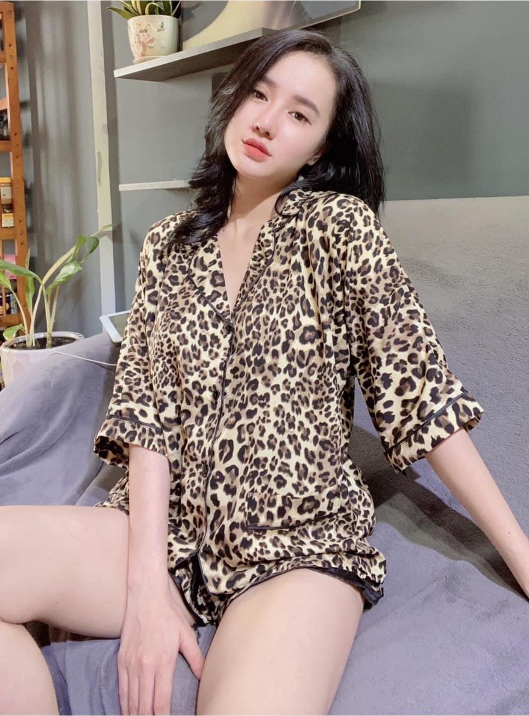 [HCM]BỘ PIJAMA LỤA MANGO CAO CẤP - ẢNH THẬT