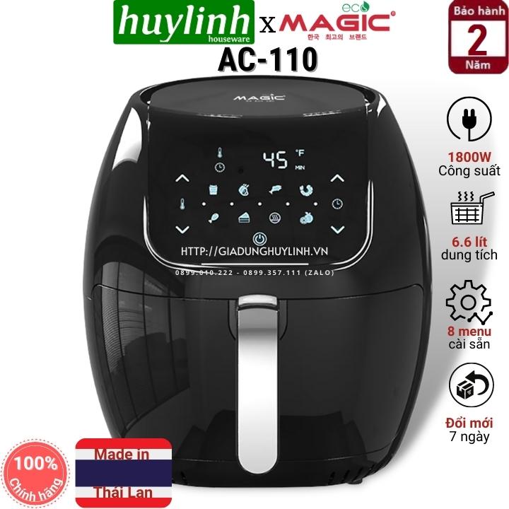 Nồi chiên không dầu magic eco ac-110 - 6.6 lít - made in thái lan