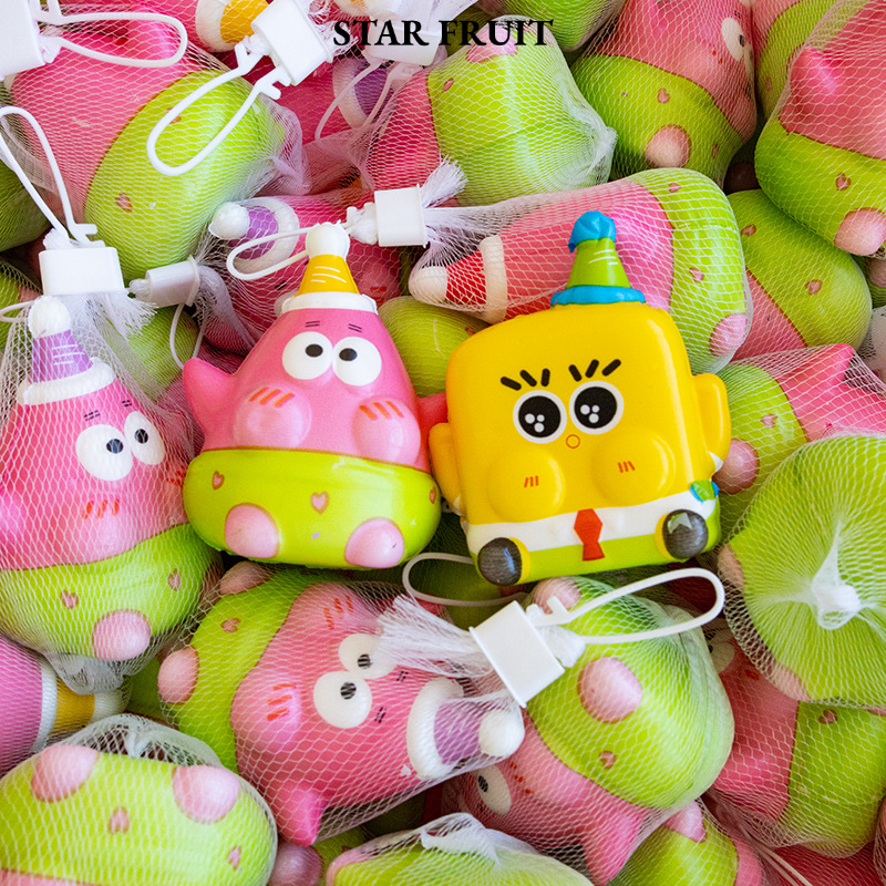 STAR FRUIT Đồ chơi làm giảm căng thẳng Squishy dễ thương cho trẻ em và người lớn