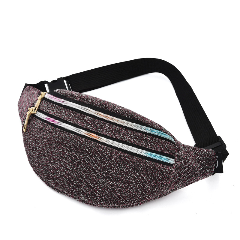 Waist Belt Bag Korean Chest Crossbody Bag Feni Belly Bags Women Girl Gift Pouch Present Phone Holographic Fanny Pack Shiny