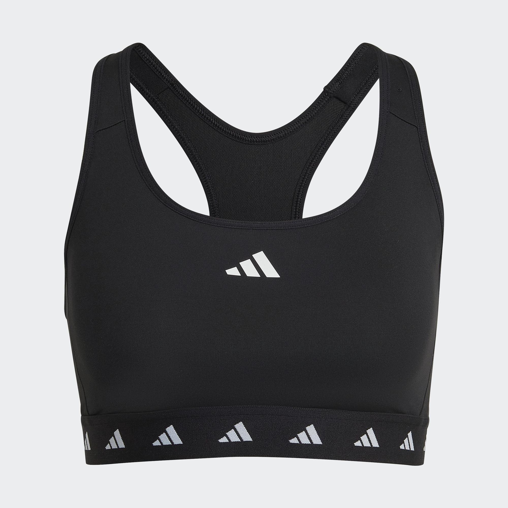 Adidas Tập luyện Áo Bra Tập Luyện Medium Support Techfit Powerreact Nữ Đen HN7273