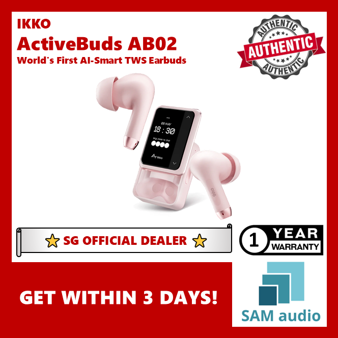 🎶SG] IKKO ACTIVEBUDS AB02 (ACTIVE BUDS) AI-Smart True Wireless