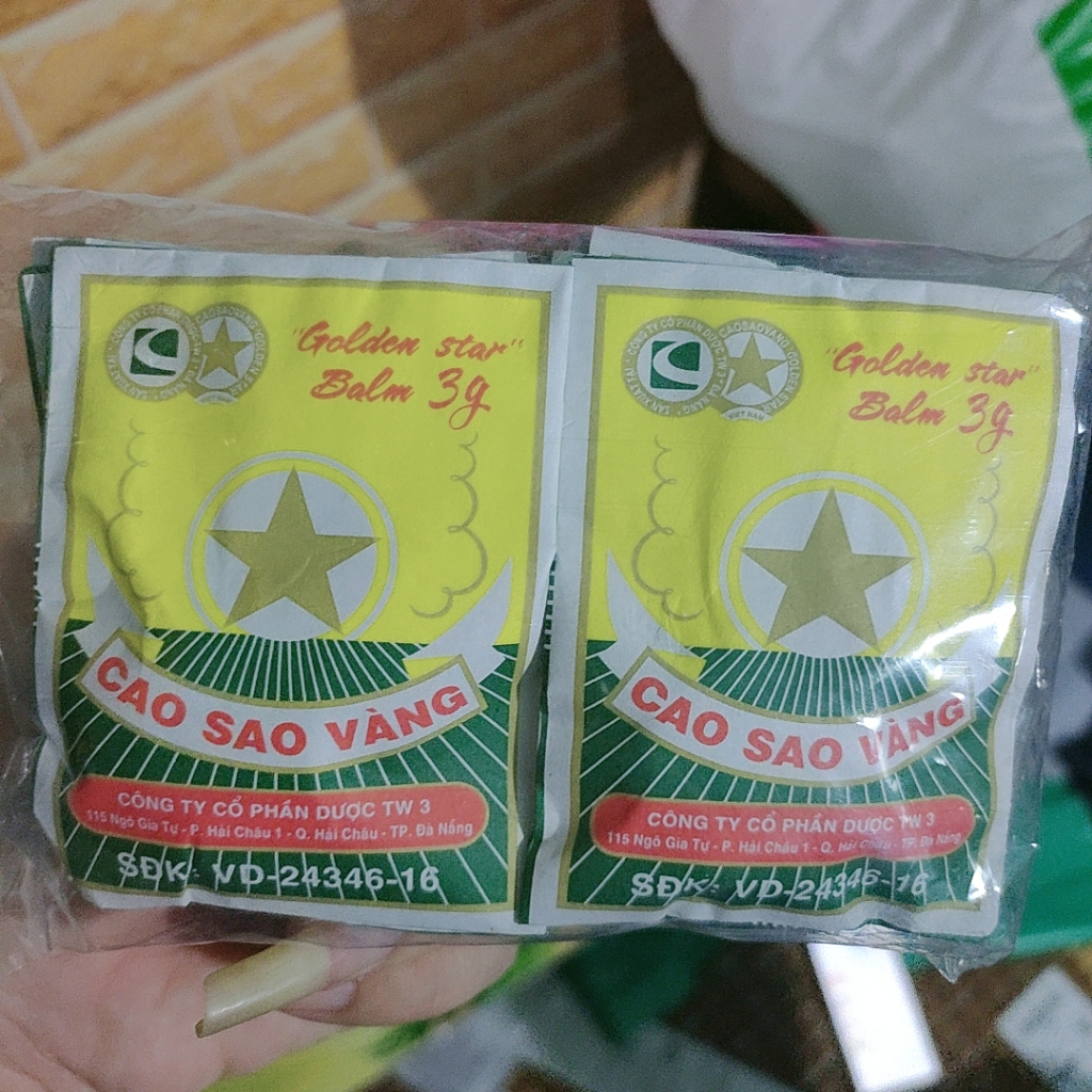 Cao Sao Vàng Dầu Cù Là Dược TW3 3g