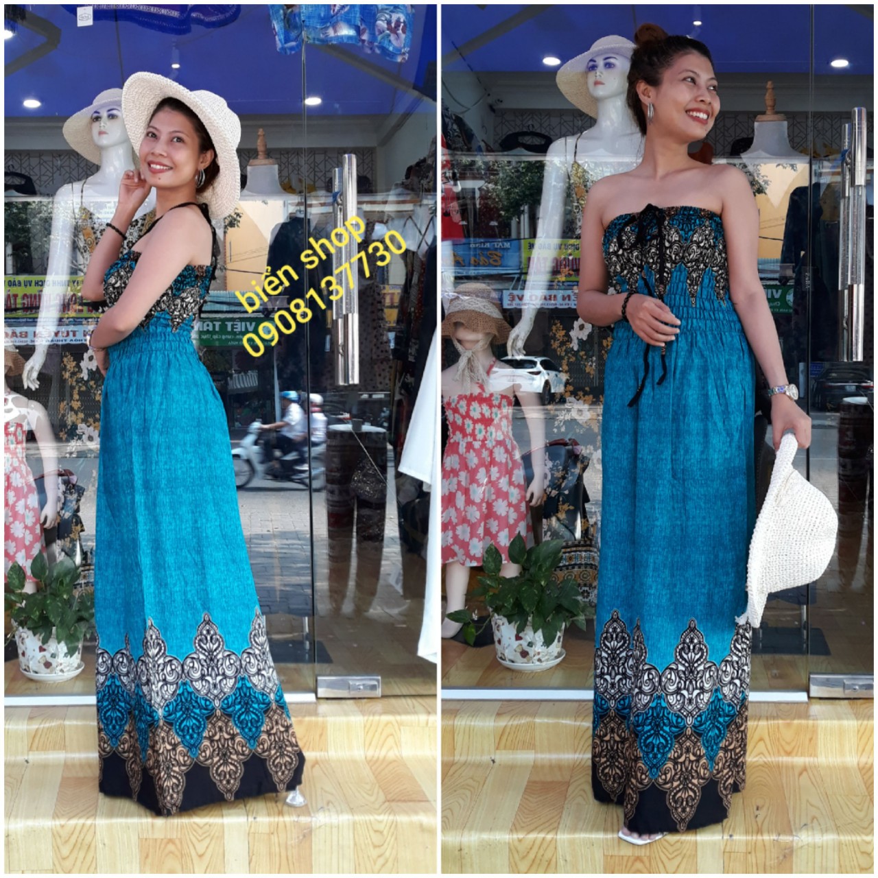 ĐẦM MAXI CÚP NGỰC