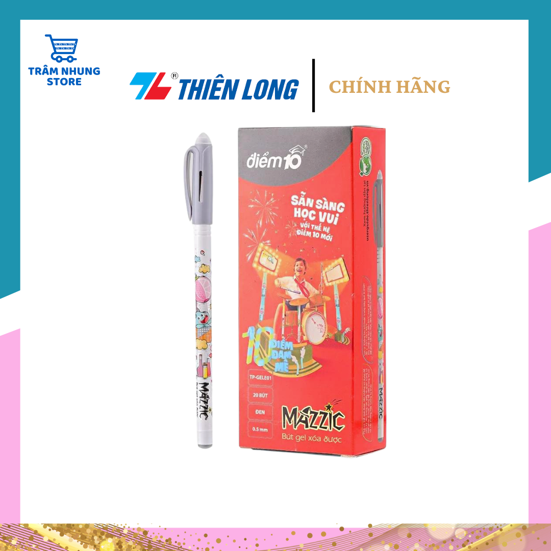 Combo 5 cây Bút Gel Điểm 10 TP-GEL01