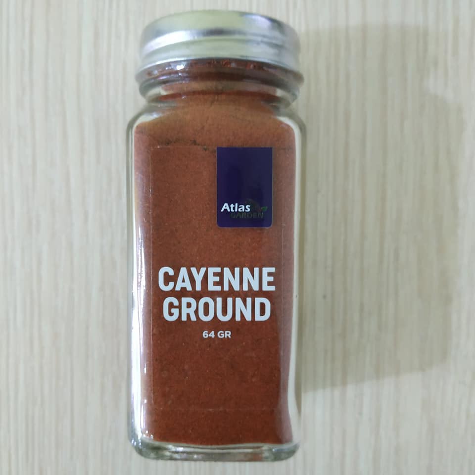 Bột ớt caʏenne nhập khẩu Đức -caʏenne Powder -  Atlas Garden 64g