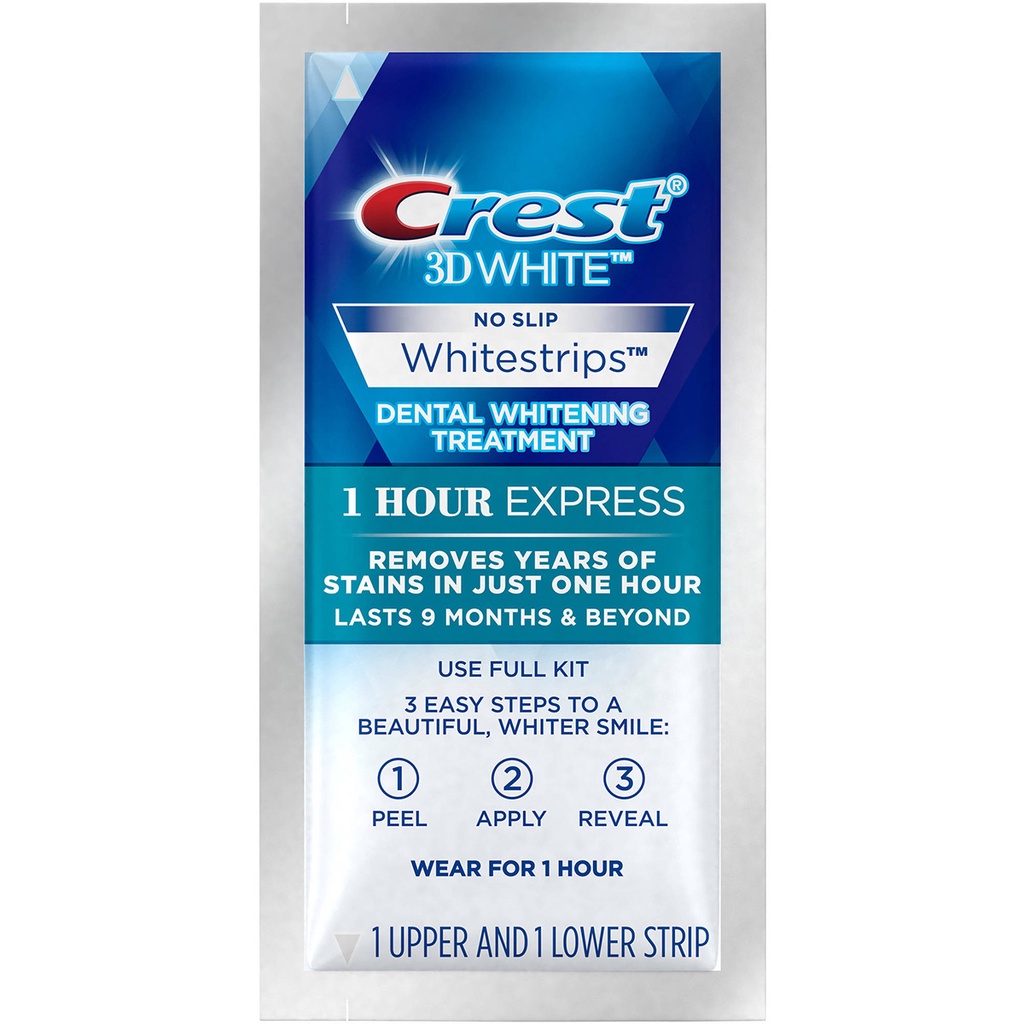 Miếng dán trắng răng Crest 3D Whitestrips