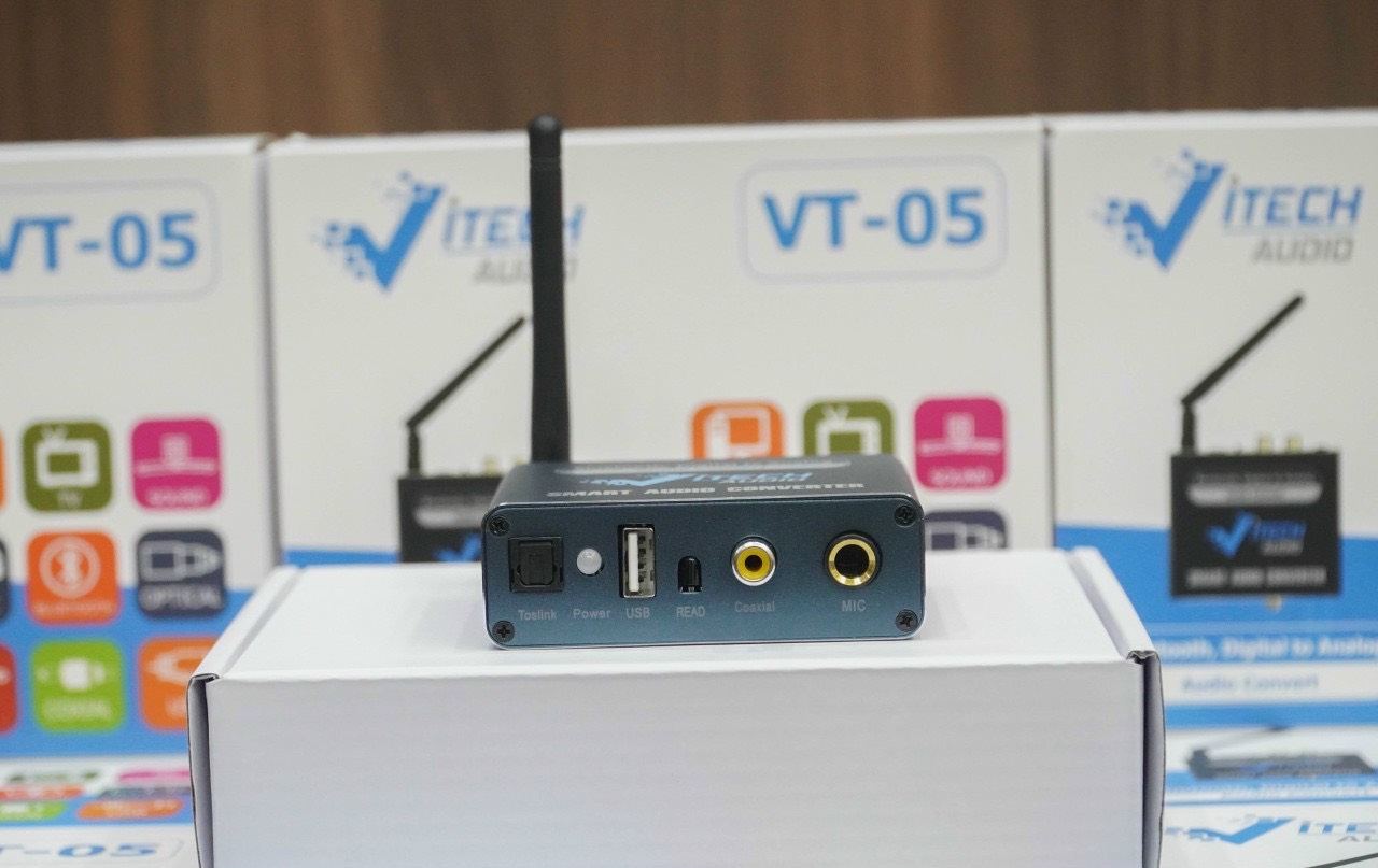 Bộ chuyển đổi âm thanh từ Optical sang Analog, có Bluetooth-VITECH VT05