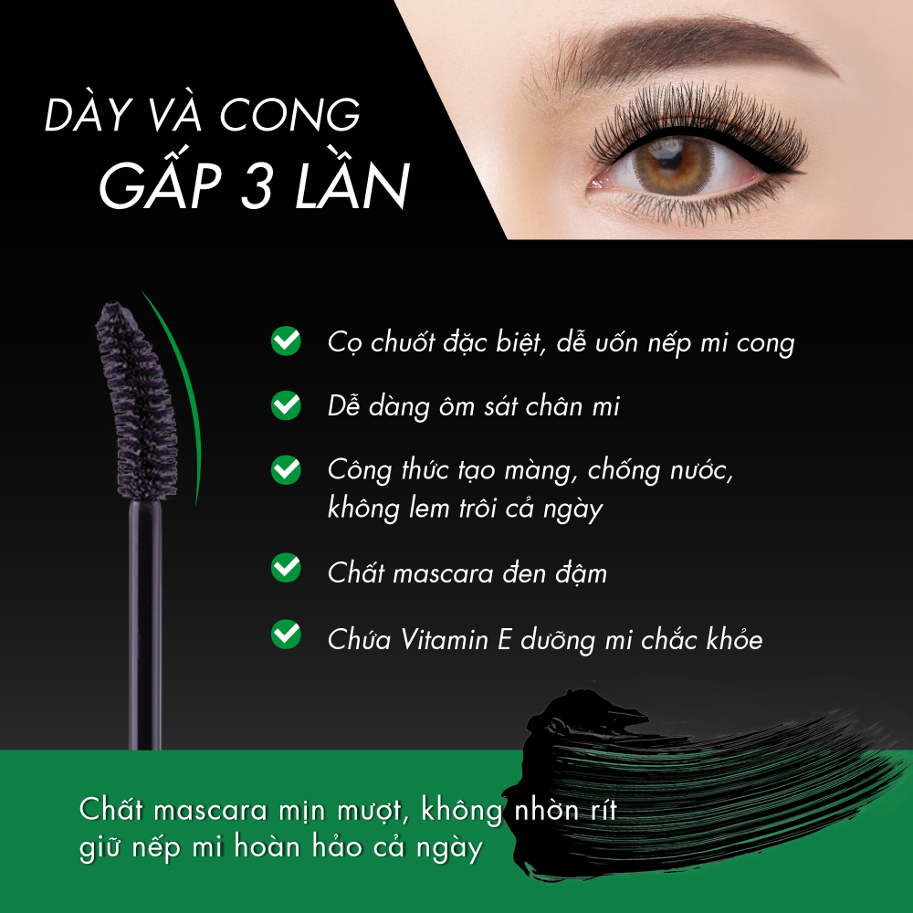 Mascara Browit Lift & Lock Mascara #Sexy Black