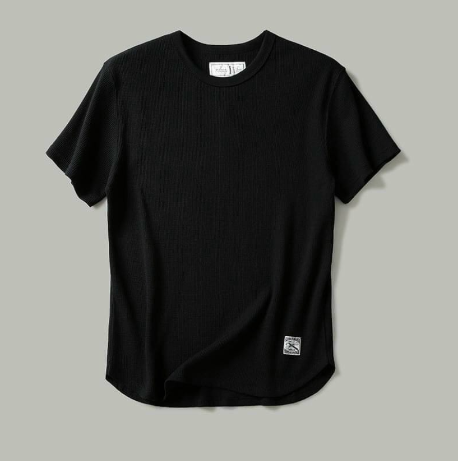 Áo thun nam cổ tròn basic vải cotton xốp co giãn dày dặn [ATO]