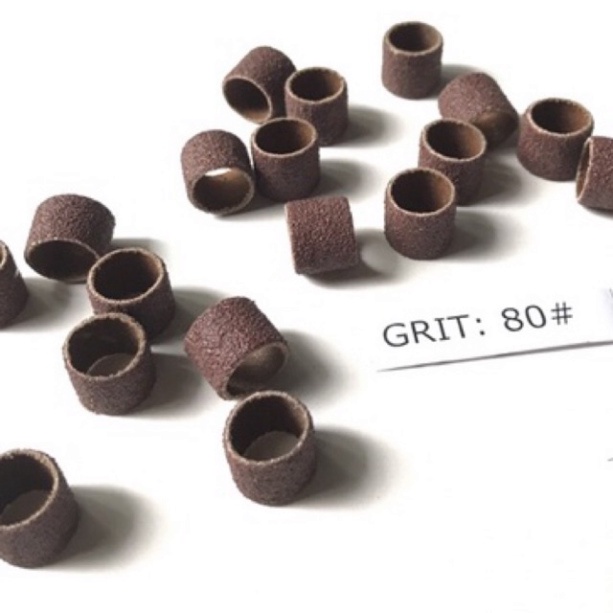 đầu chà nhám gắn trục 12.7mm grit 80/120/320/600.