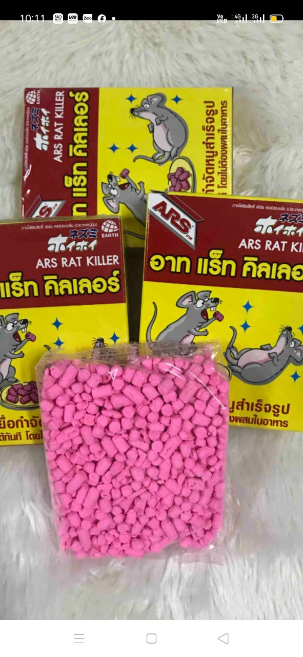THUỐC DIỆT CHUỘT THÁI LAN SIÊU HIỆU QUẢ ( combo 2 hop )