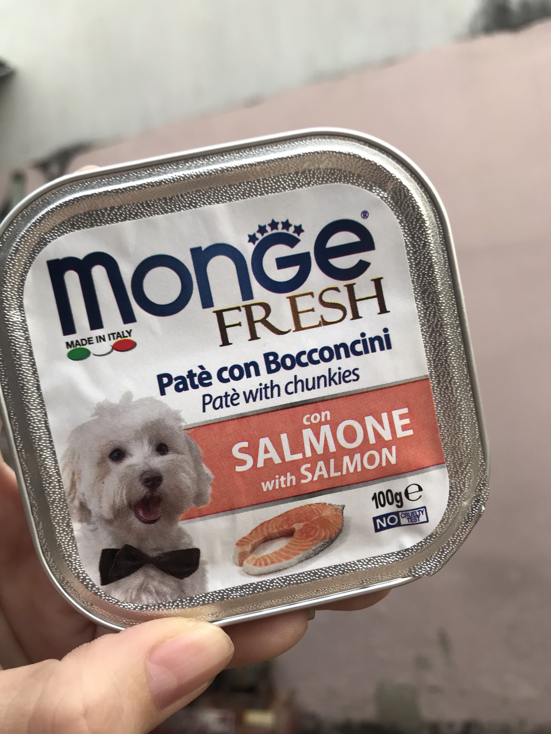 Pate Monge nhiều vị hộp 100g cho chó