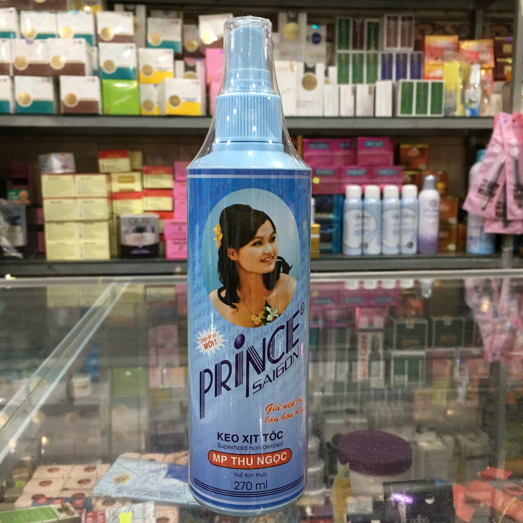 Keo Xịt Tóc Tạo Nếp PRINCE SAIGON 125ml/270ml