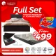 [INNDESIGN.SG] Queen Storage Bed With Mattress (6 Inch High Density Foam Mattress) (Fully Assembled and Free Delivery)(Single/Super Single/Queen/King). 