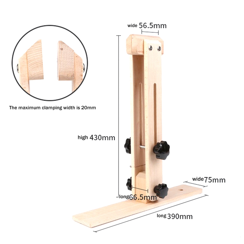 DIY Upgraded Leather Sewing Tool Accessory Part Clamp Foldable Adjustable for Holding Leather in Leather Stitching