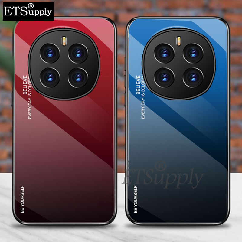 Phone case Honor Magic 7 Pro Gradient Mirror Tempered Glass Protector Hard Back Cover Honor Magic 7Pro Case. 