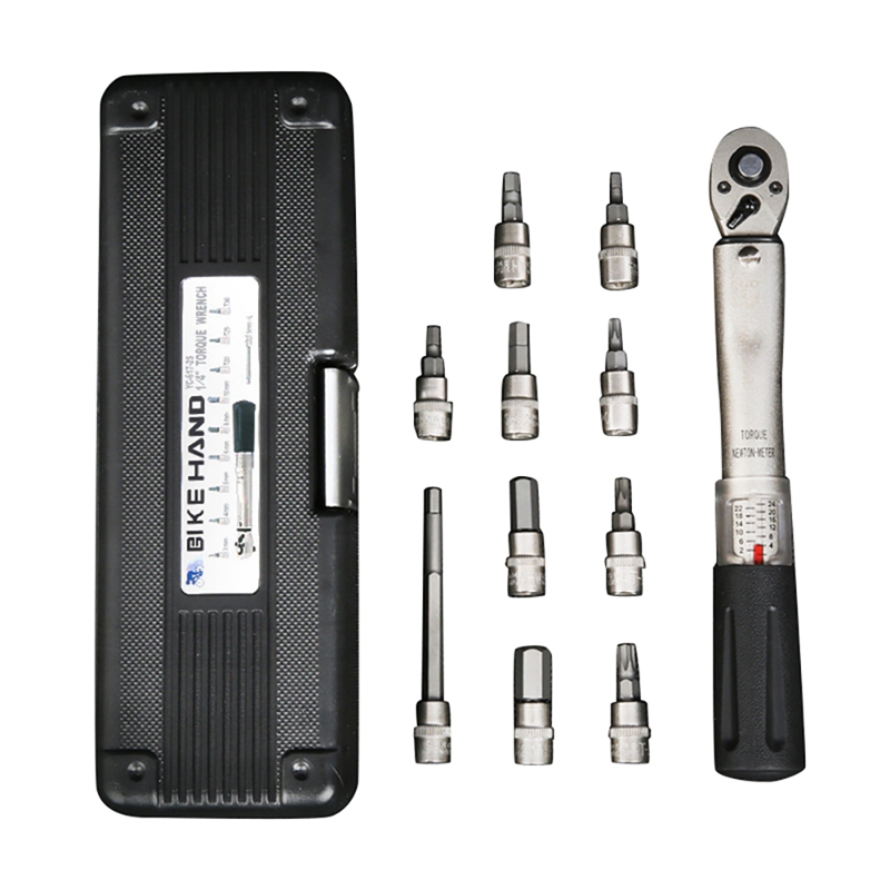 BIKE HAND Torque Wrench Set Hex and Torx Bit Socket Extension Bar