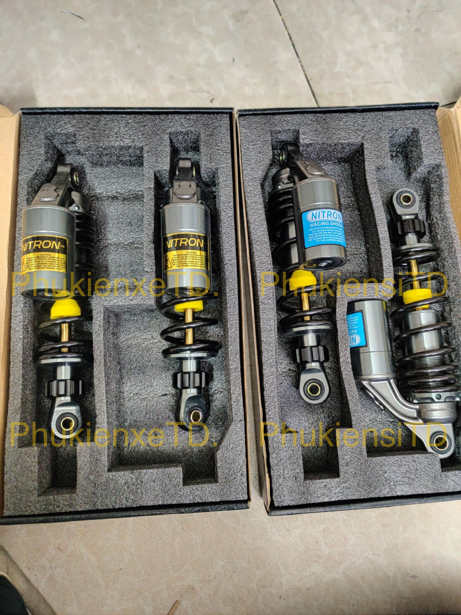 Phuộc NITRON bình dầu lắp DR Wave Win Angel Suviva Magic Elegant Axelo Future Charly Cub Sirius Jupiter Taurus