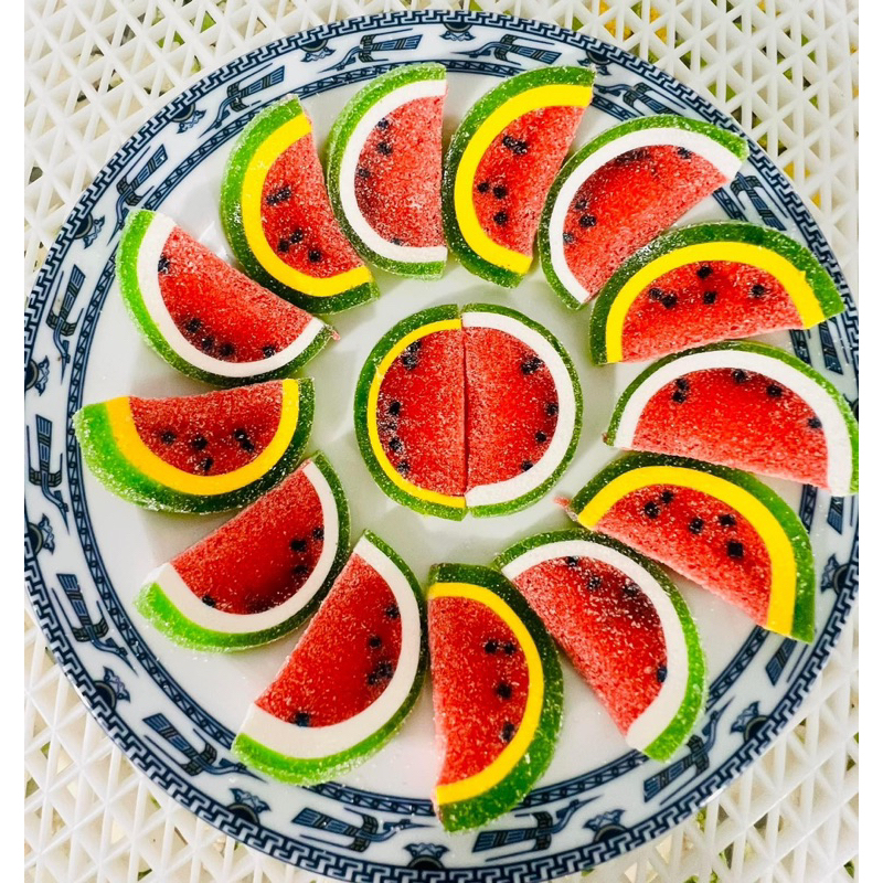 TT Mart sour candy 500g bag watermelon stripe