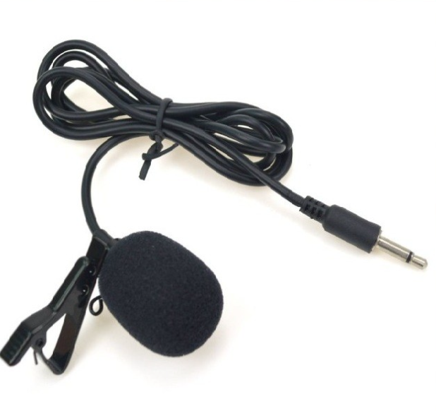 Mic cài áo có dây dùng cho máy trợ giảng