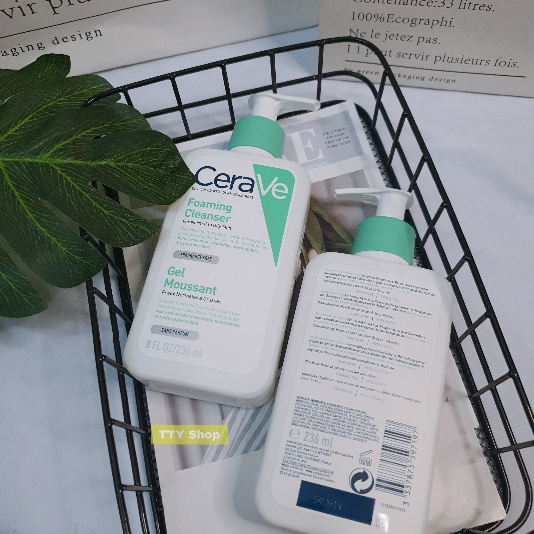 Sữa Rửa Mặt Cerave Foaming Cleanser, Hydrating Cleanser 236ml