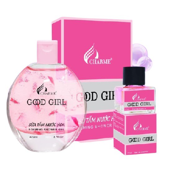 Sữa Tắm Good Girl Chamme Hương Nước Hoa 250ml Chính Hãng (Tặng Kèm Nước Hoa Mini)