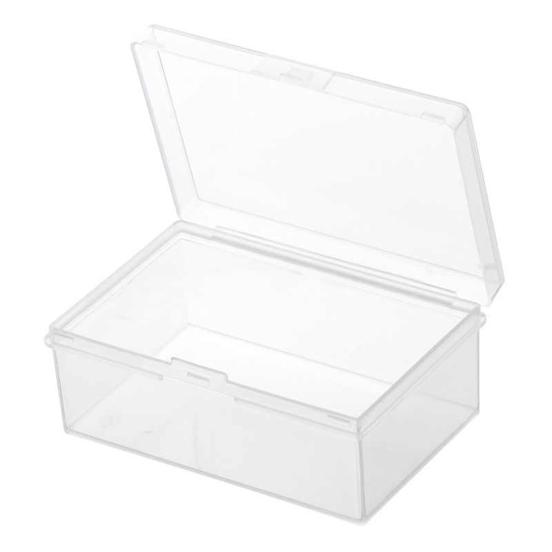 Plastic Box Rectangular Plastic Transparent With Lid Storage Box Collection. 