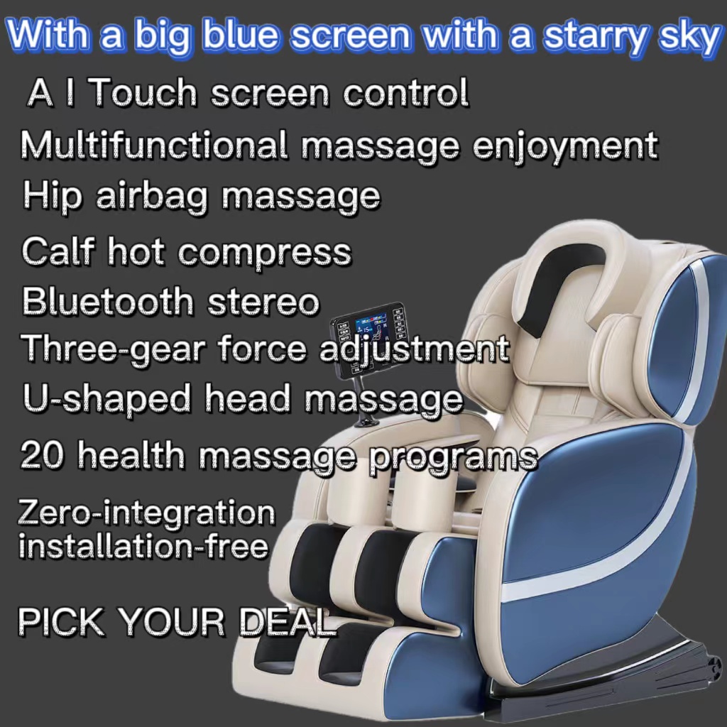 Multifunctional luxury sofa music massage chair home full body