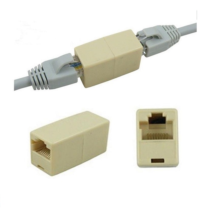 It's 1 piece. Network cable wire connector, for extension or splitter cable wire. 820